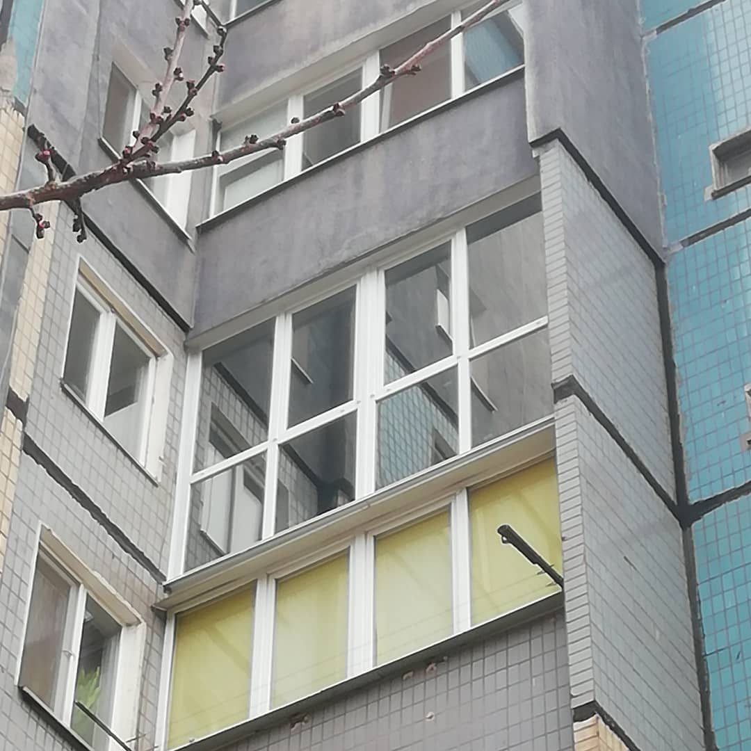 Панорамне осклення балкона на всю висоту, Кривий Ріг
